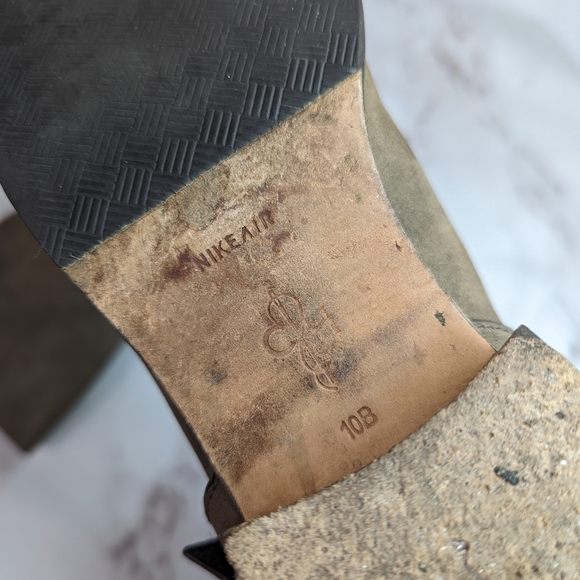 Cole Haan Boot Women 10 B Brown Calf Riding Leora Moto Pull Buckle - Picture 8 of 11